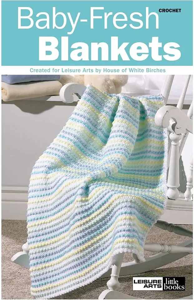 Leisure Arts Encyclopedia Of Baby Blankets Book - 17 Knitting & Crochet Blanket Patterns, 96 Pages - View #5