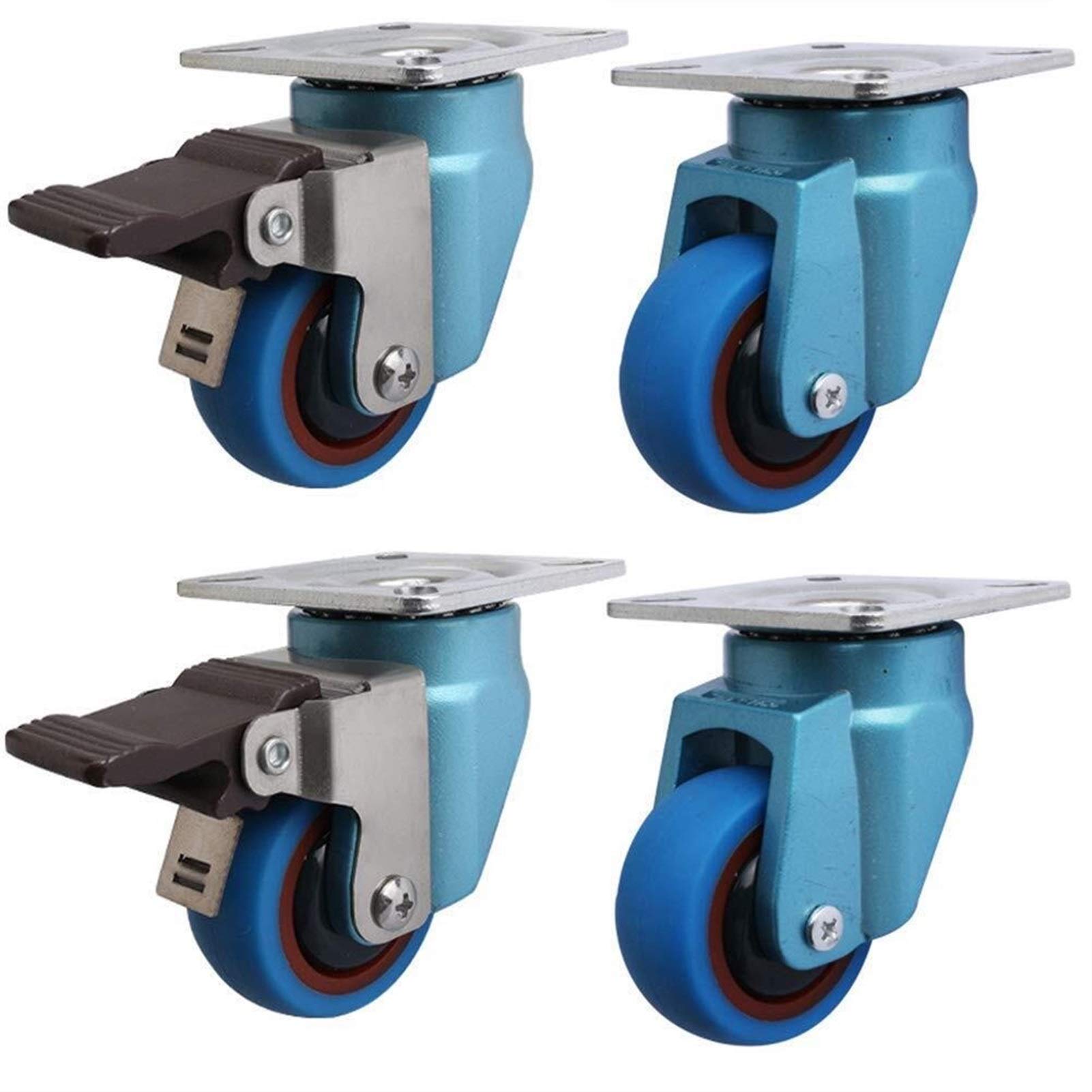Roulettes de meubles anti-bruit pour supprimer les vibrations des chariots lourds