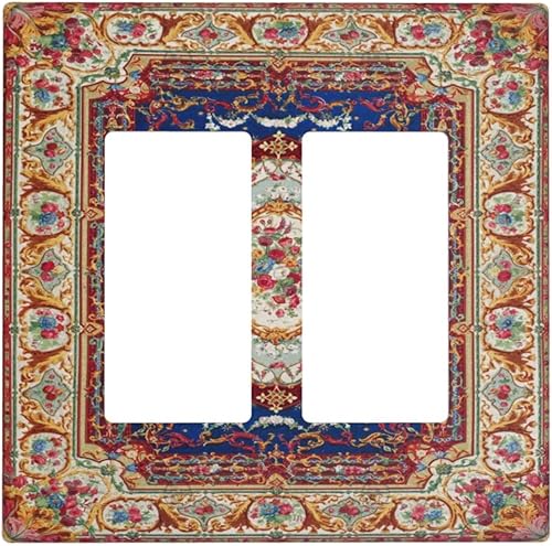 Miniatura 23 de Cubiertas de Interruptor de Luz de 1 Gang Medieval Abstracto Moderno Luna Estrellado Gran Ola Toggle Simple Placa de Pared Cubierta Decorativa de