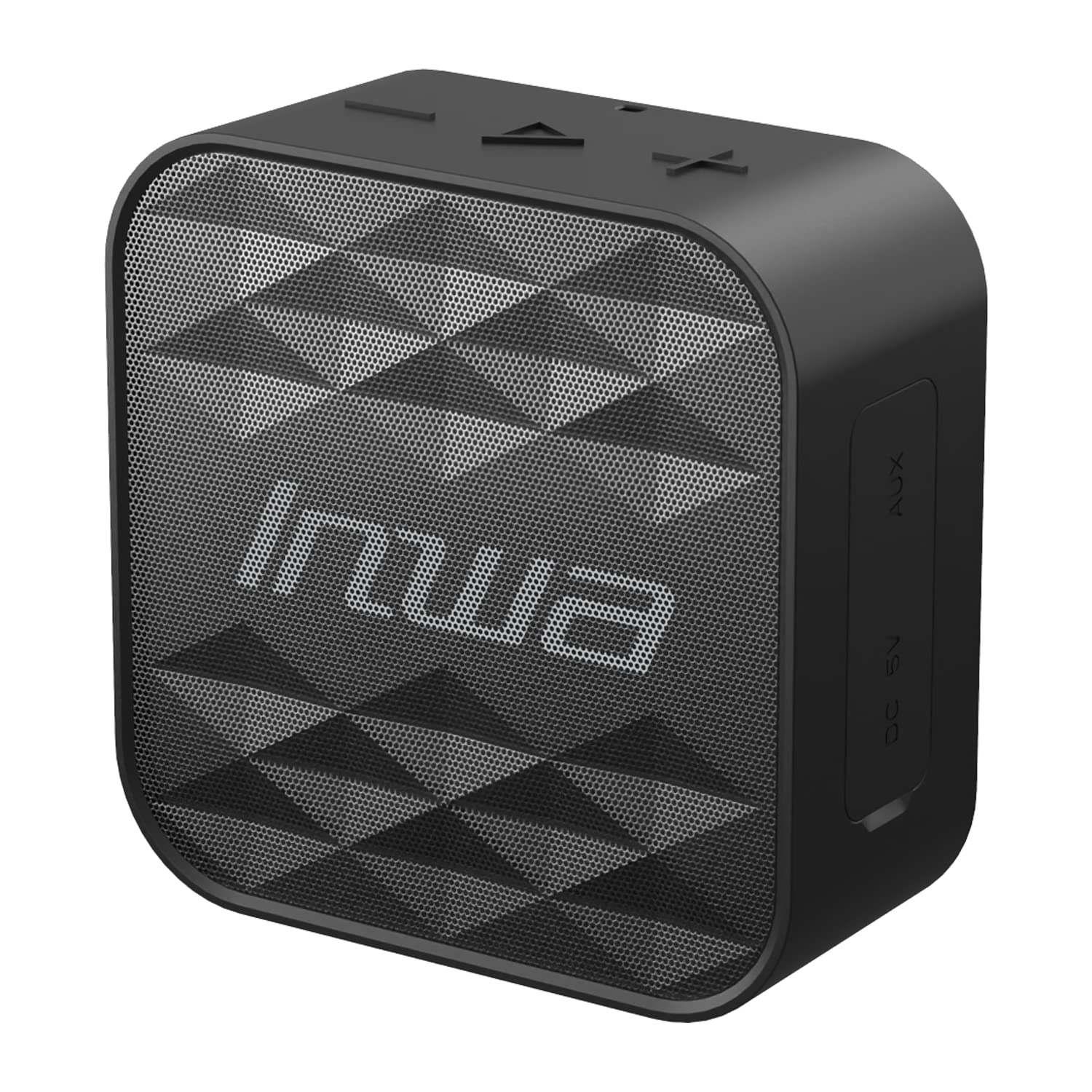 Inwa Pocket Bluetooth Speaker Mini Sound Blaster Portable Outdoor IPX7 Waterproof Stereo Music Support TF Card/AUX Built-in Mic (Black)