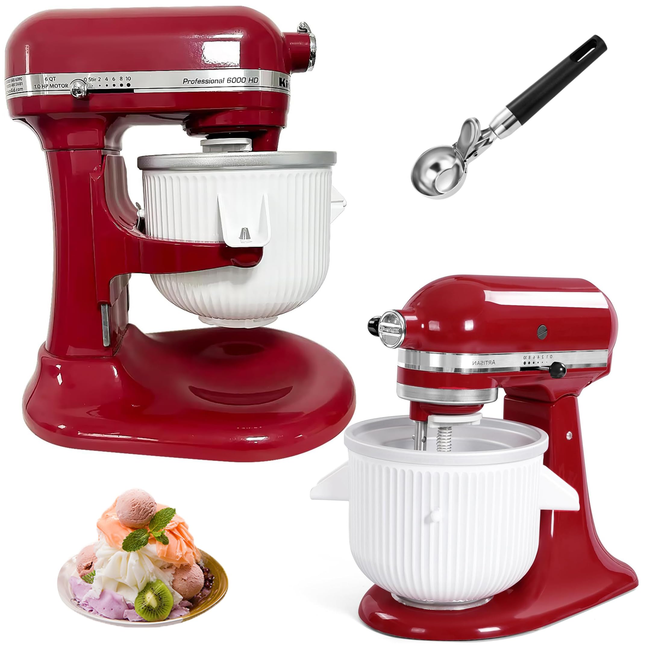 Amazon | KitchenAidスタンドミキサー用アイスクリームメーカー 