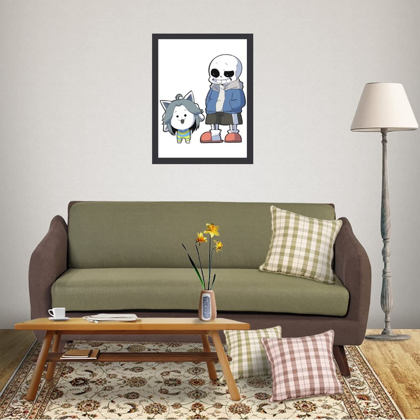 Amazon.co.jp: フレーム装飾画 サンズ アンダー テール 飾り絵 アート