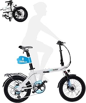 Amazon | ERWAY 電動自動車 電動アシスト自転車 折りたたみ自転車 20