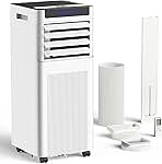 Portable Air Conditioners, 10000 BTU Portable AC up to 450 Sq.Ft, 3 in 1 AC Unit with Cool, Dehumidifier & Fan Modes, Remote Control & 24H Timer, AC Unit for Bedrooms, Living Rooms & Apartments