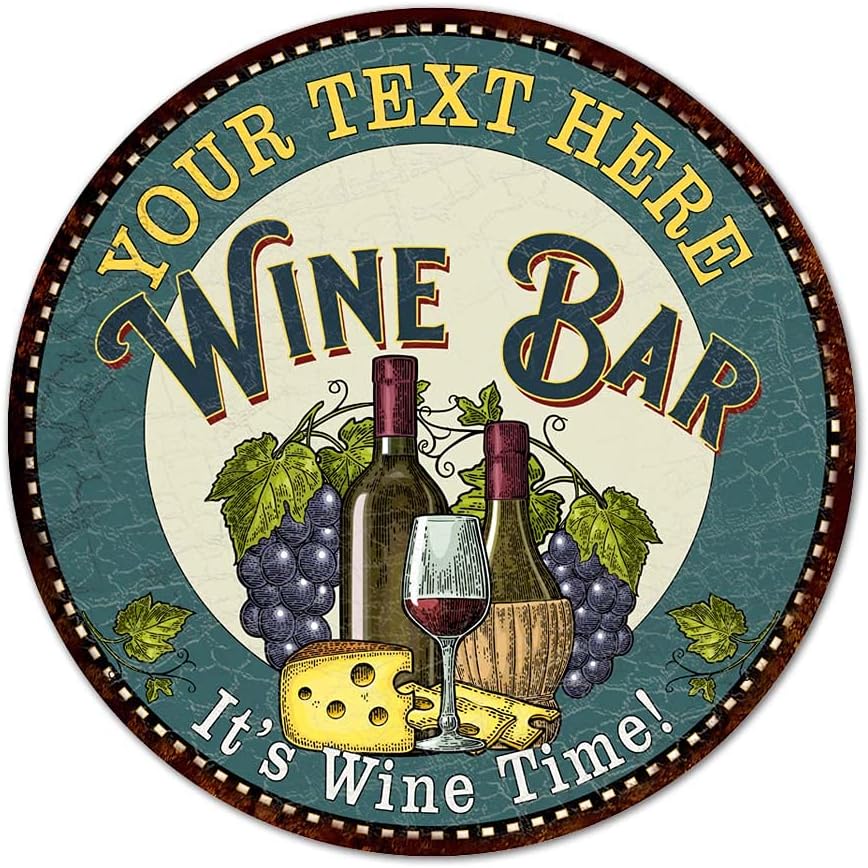 Letrero personalizado para bar de vino, decoración de despensa, cocina, decoración verde, carteles de vino para mamás, arte de pared, rústico,