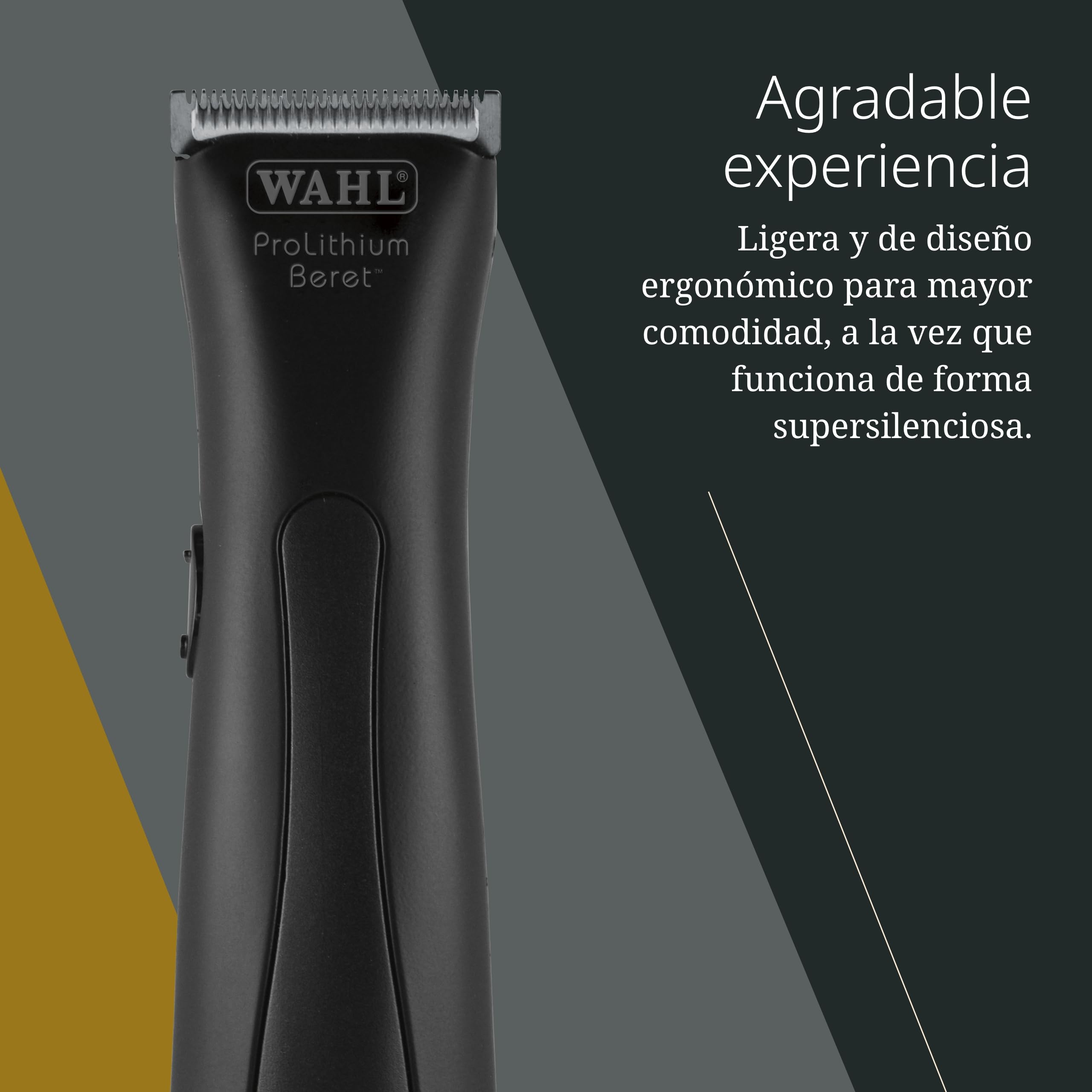 Wahl Stealth Beret Cortapelos de Contorno Con Cable/Inalámbrico con Juego de Cuchillas - Máquina de Cortar Pelo para Hombre para Bordes y Perfilar, Negro