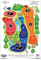 Vista 8 de Birchwood Casey Pregame 12" x 18" Objetivos de tiro para juegos - Objetivos de salpicadura instantánea altamente visibles - para uso con todas
