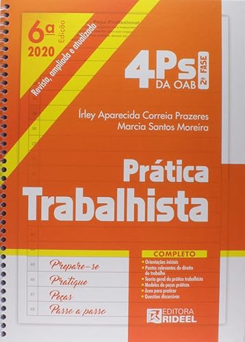 4Ps da Oab - Prática Trabalhista - 2ª Fase - 6ª Edição (2020)