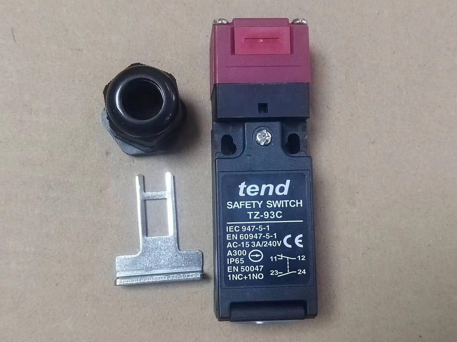 QXNASU 1PCS TZ-93C Limit Switch Safety Door Switch, Red, Limit