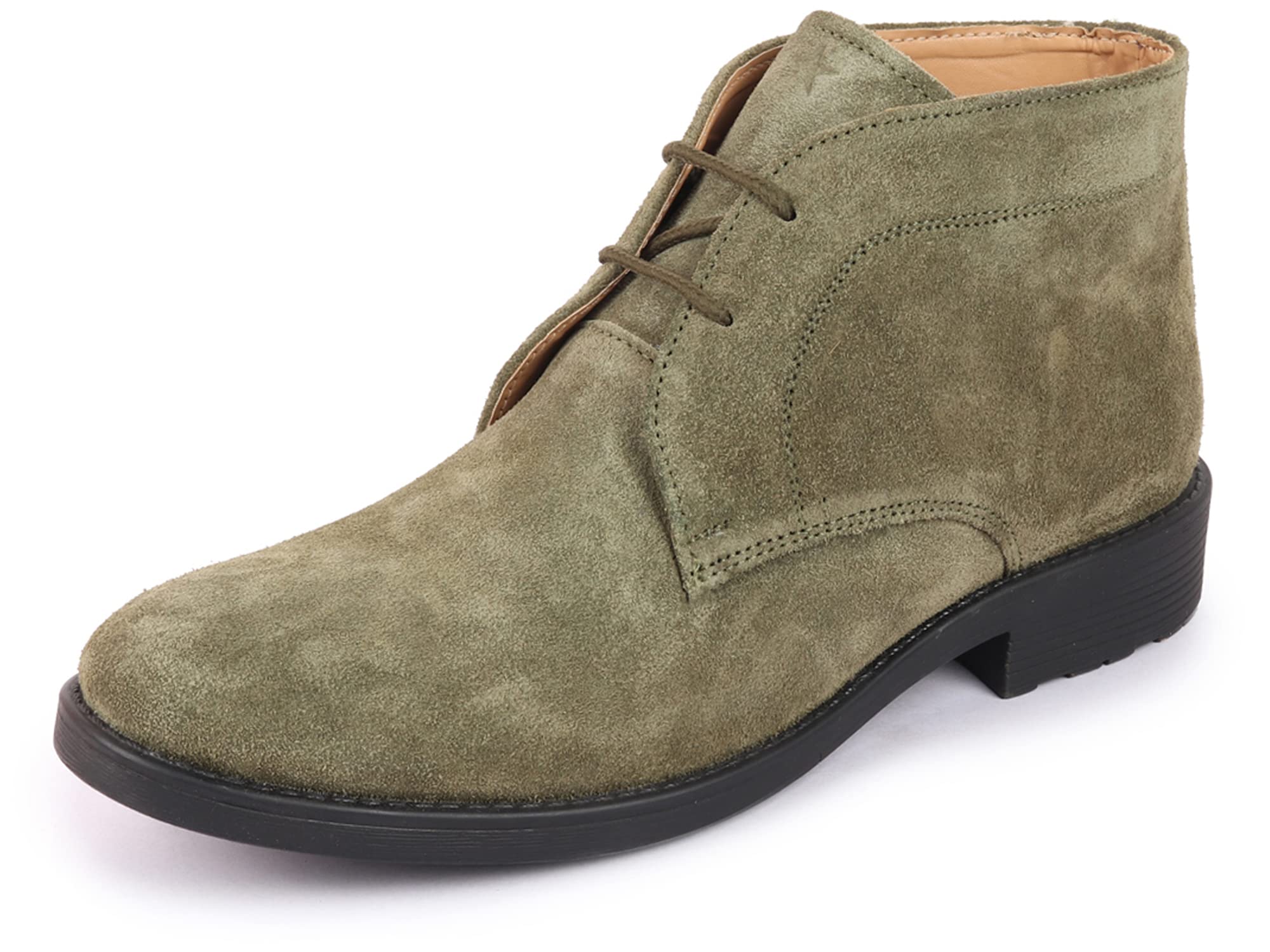 FAUSTO FST KI-8810 OLIVE-42 Mens Olive Green Suede Leather High Ankle Lace Up Chukka Boots (8 UK) (B0B2ZXZ5QD) Amazon Price History, Amazon Price Tracker