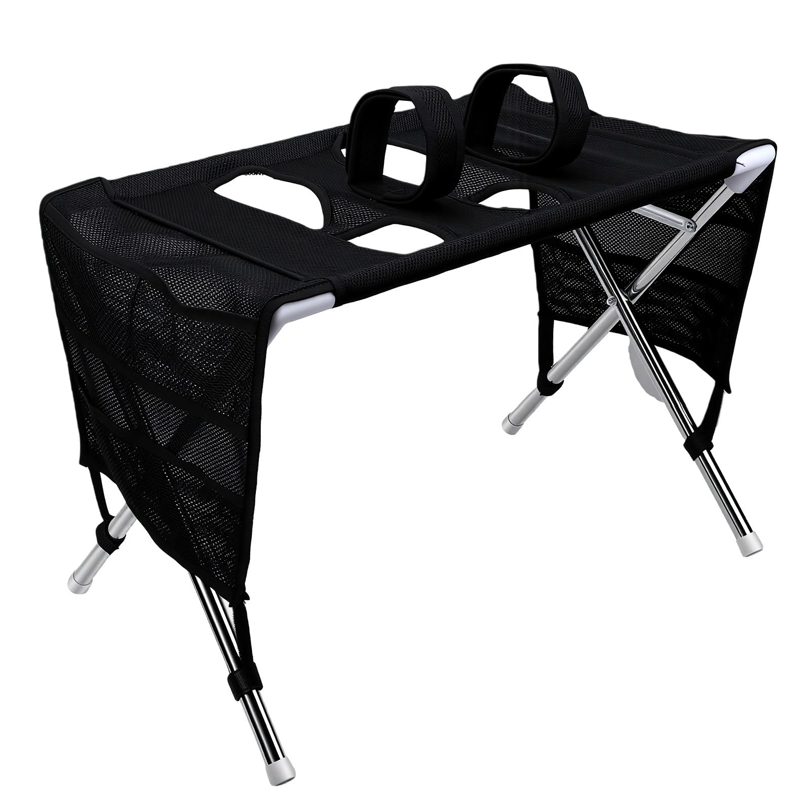 banapoy Faltbare Hängematte für die Hundepflege mit Ständer (Black)
