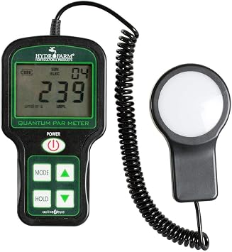 Hydrofarm Quantum PAR Digital Light Meter Micromol Sensor