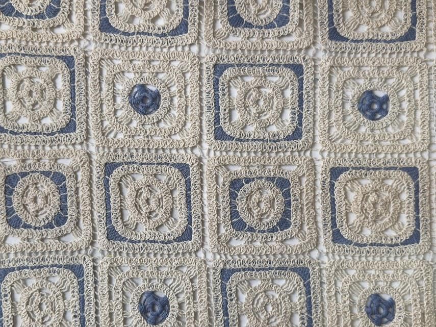 Tissu au crochet souple et respirant en coton denim pour réparer et personnaliser vos vestes