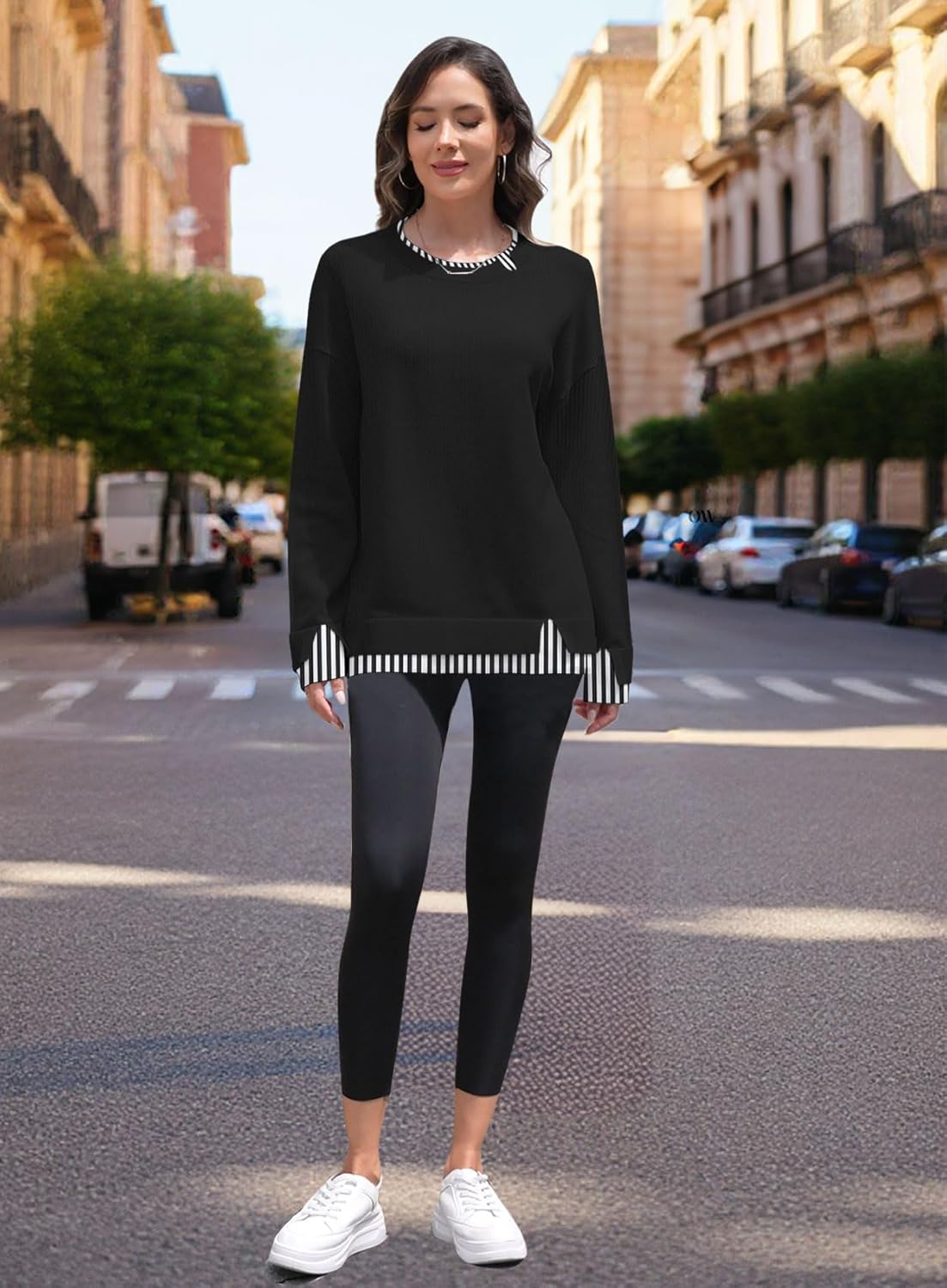 Disamer Womens Sweaters Fall Clothes Fashion 2026 Cowboy Chic Knit Cozy Sweater School Teacher Outfits Long Sleeve Pullover - Image 9