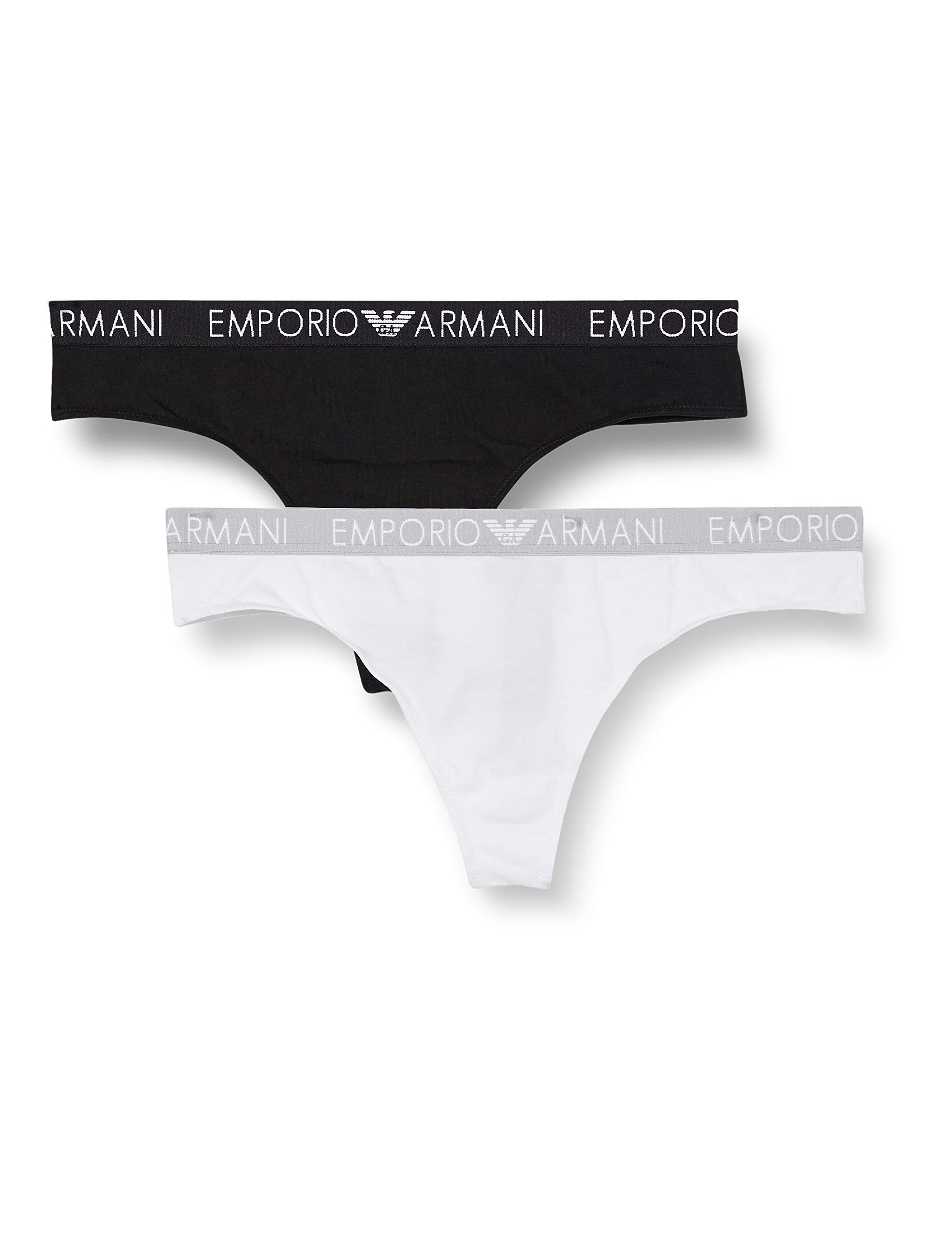 Emporio Armani Women's Iconic Cotton Underwear Not Applicable, Bianco, S