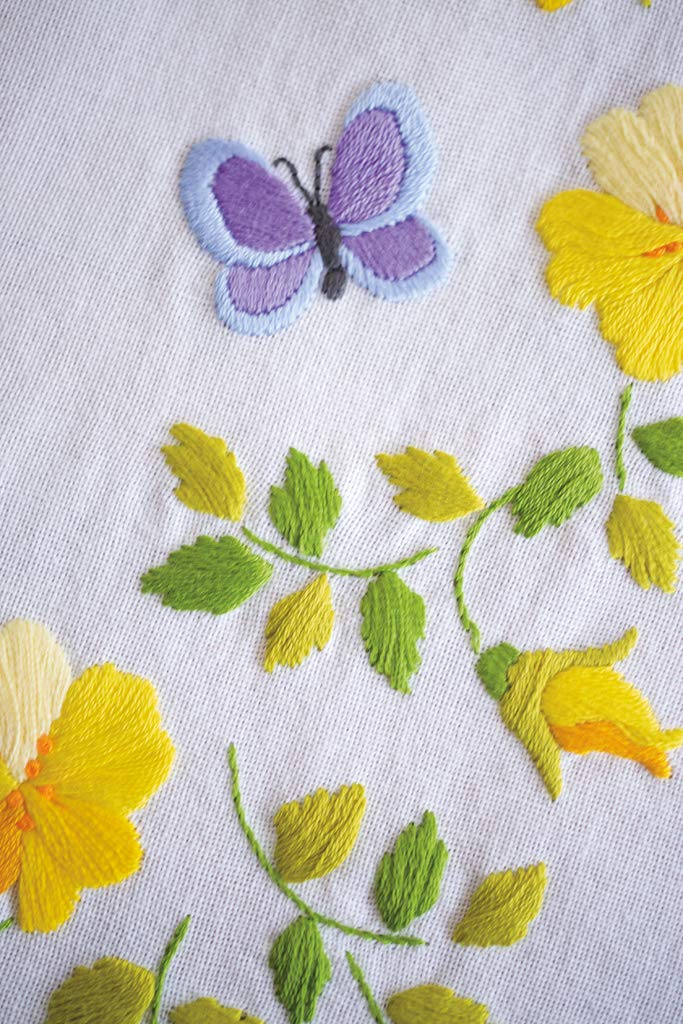 VERVACO Kit Centrotavola Ricamo Prestampato PAPAVERI Set Ricamo Biancheria Da Tavola 40 x 100 cm Set Fai Da Te Creativo Size Kit Hobby Creativi Adulti Casa Decor Embroidery Embroidery Runner