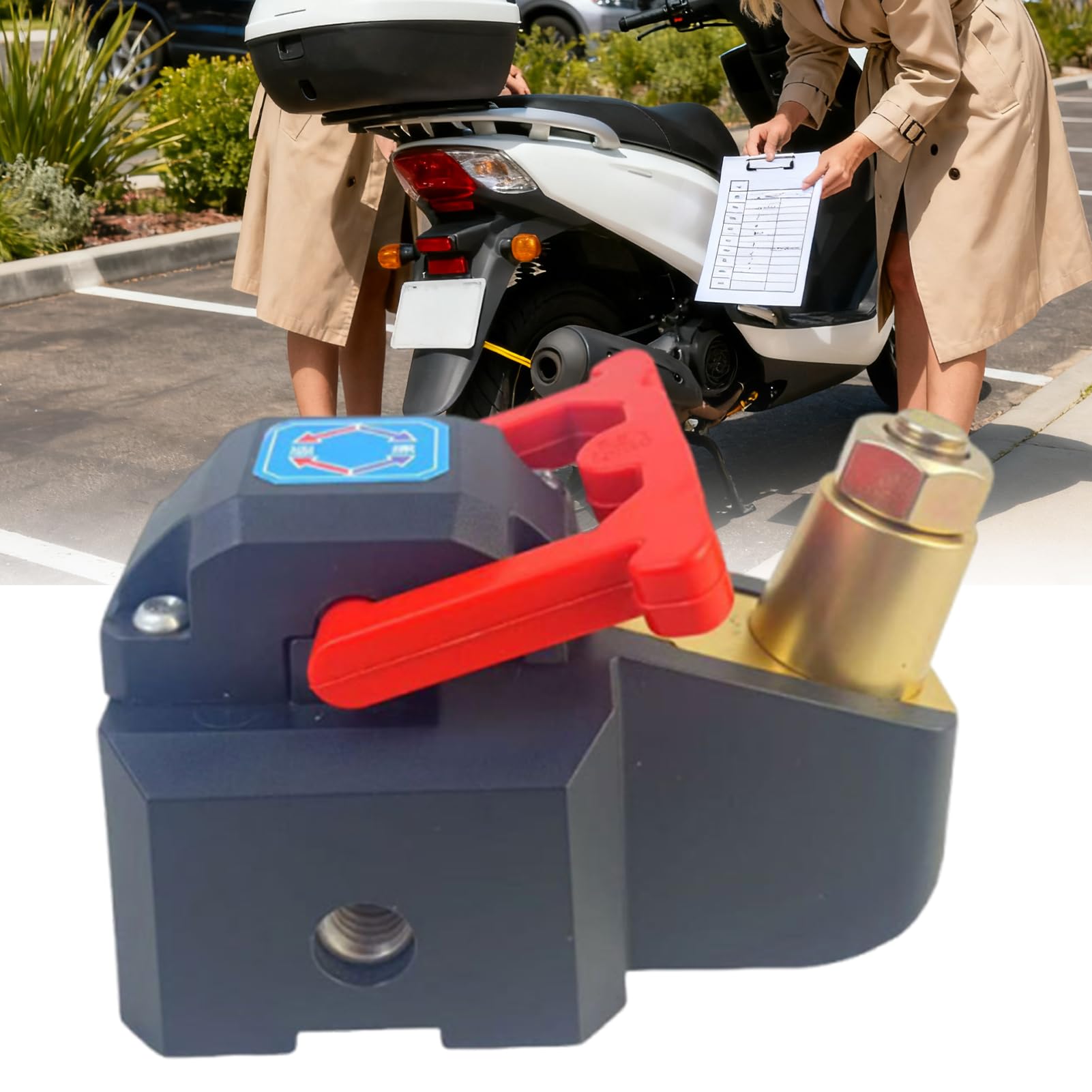 Interruttore di Disconnessione Batteria per Autovettura, Controllo con Maniglia Antiscivolo, Imbarcazione Marina, Camper, Camion