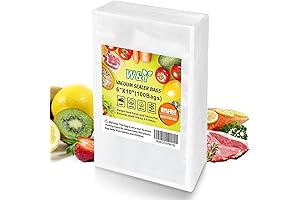 100 Count 6" x 10" Vacuum Sealer Bags for Food Storage and Sous Vide