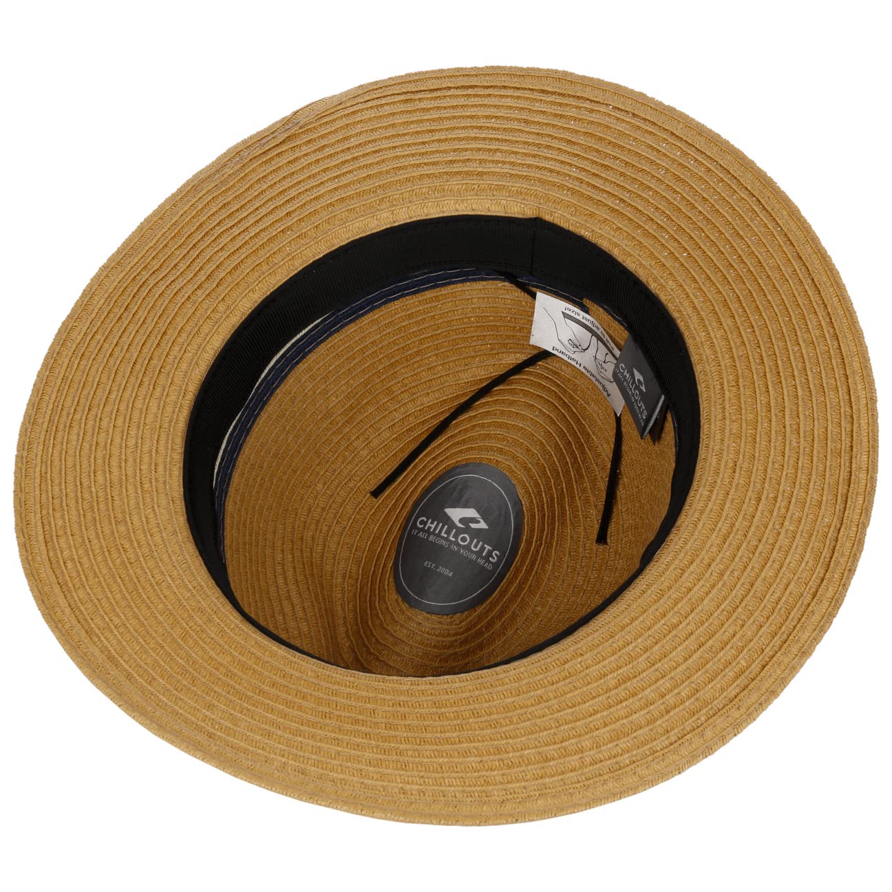 CHILLOUTS Chapeau en Paille Manaus Traveller Femme/Homme - de Plage Soleil Ete Printemps-ete