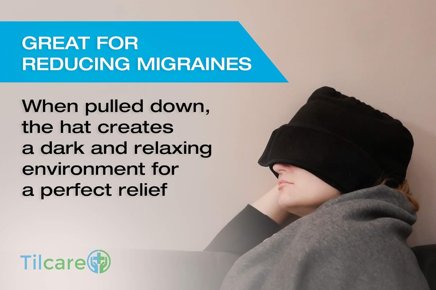 Buy Tilcare Headache and Migraine Relief Hat Cooling Cap with Soft