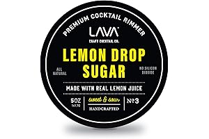 LAVA Premium Lemon Drop Sugar Cocktail Rimmer: A Refreshing Twist for Your Cocktails
