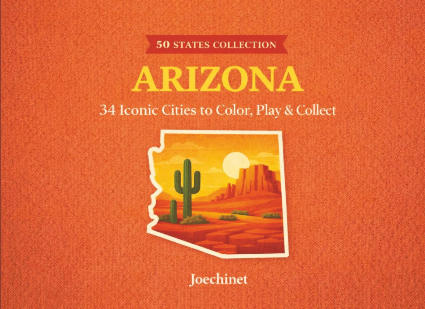 Arizona: 34 Cities to Color (50 States Collection)