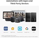 Aqara Smart Lock U50, Keyless Entry Door Lock with Apple Home Key, Bluetooth Electronic Deadbolt Lock, App Remote Control, Supports Apple HomeKit, Matter, Google Home, Alexa, IFTTT, Black