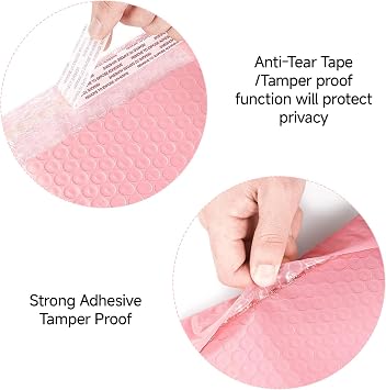 30PCS Self-Seal Bubble Mailers, Padded Bubble Envelopes, Poly Bubbl e Mailers, Postal Wrap Envelope for Shipping, Mailing, Packaging (13 X 18CM)