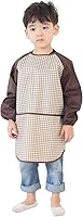 Vista 48 de Kids Waterproof Art Smock – Long Sleeve Apron for Painting, Baking, Sensory Play (Ages 1–10)