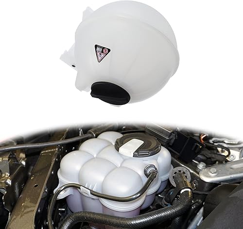 Miniatura 3 de X AUTOHAUX Tanque de depósito de radiador de refrigerante 9065010503 Botella de expansión de desbordamiento de refrigerante con tapa y sensor para
