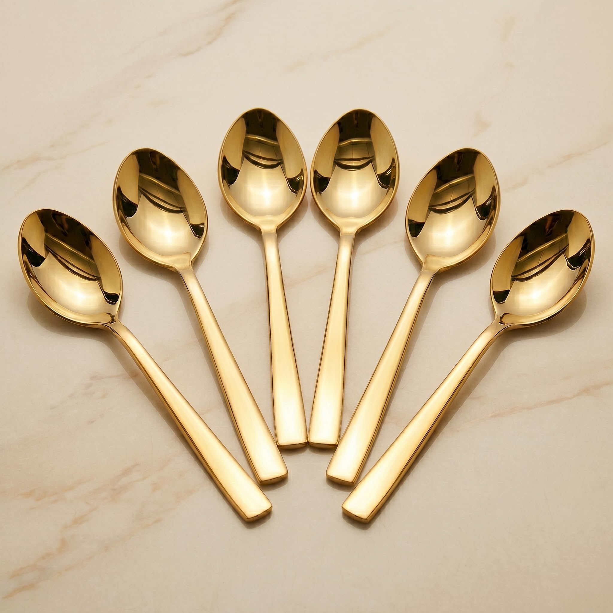 Parage Golden Spoon Set - Luxury Stainless Steel Cutlery -11