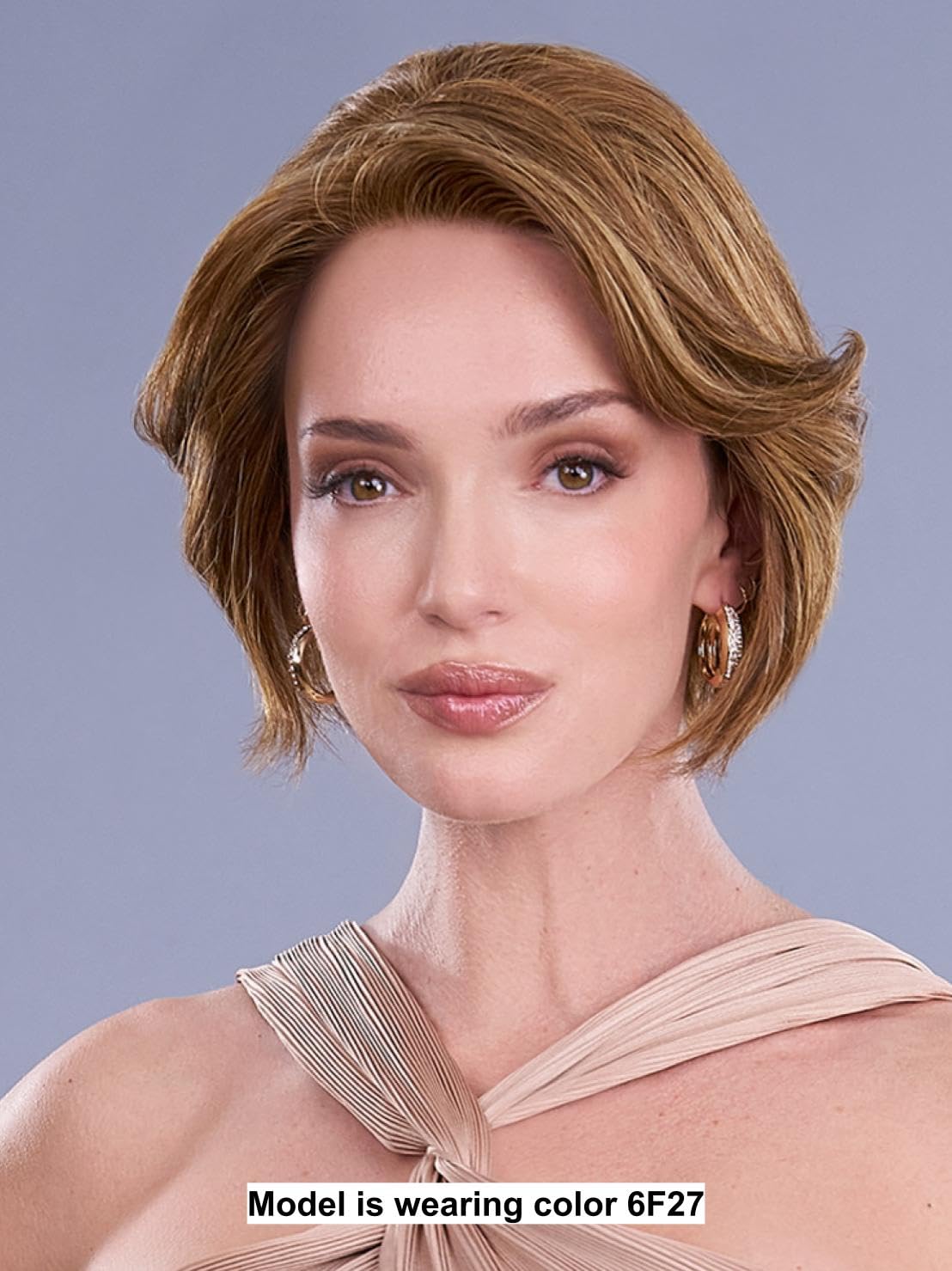 Bundle - 2 Items: Ignite Human Hair Wig by Jon Renau (item#1), Christy's Wigs Q & A Booklet (item#2) - Color: 1B_60