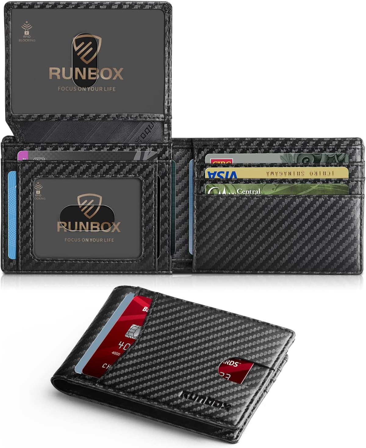 RUNBOX Slim Wallet for Men