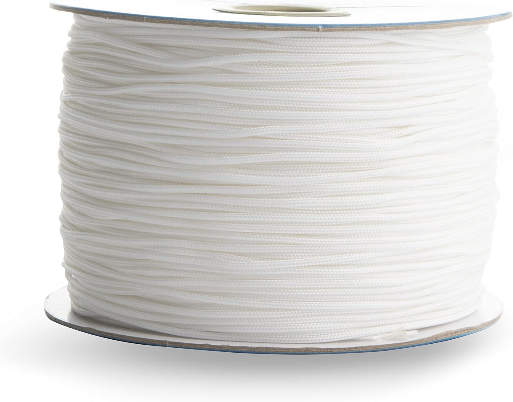 Realm Roman Blind Cord 1.2mm String For Austrian Festoon Cording (White, 20m)