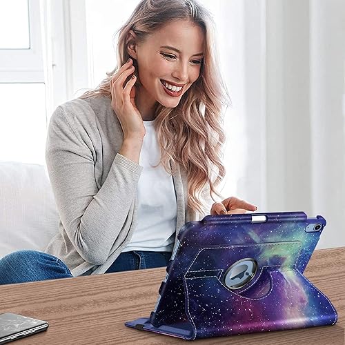 Vista 23 de Fintie Funda giratoria para iPad (A16) de 11ª generación de 11 pulgadas (2025), iPad de 10.9 pulgadas (2022) – [Soporte para lápiz integrado] Funda