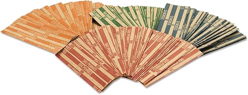 Miniatura 6 de MMF Industries Productos - MMF Industries - Envolturas de papel plano para monedas, cuartos, $10, 1000 envoltorios/caja - Se vende como 1 caja -