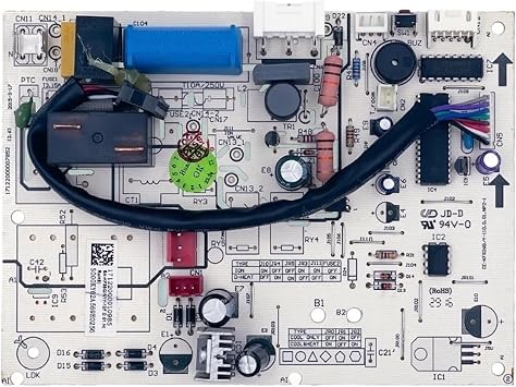 Air Conditioner Indoor Unit Control Board,Compatible for Midea,CE-KFR26G/Y-11D.D.01.NP2-1 Circuit PCB 17122000007852,Air Conditioner MotherboardHeat and Cool