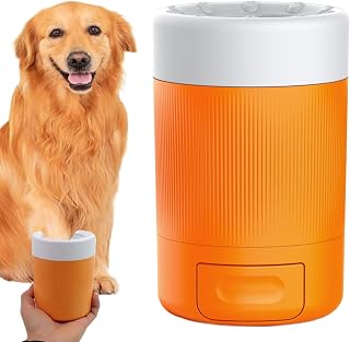 Dog Paw Washer - ABS PBT 9x9x14.5cm | Reusable Portable Automatic Cleaner | Dog Paw Cleaning Station For Outdoor, Travel, Fur Care - Fits Small, Medium, and Puppies