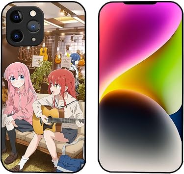Bocchizaroku Smartphone Case, iPhone 15 Pro Case, Smartphone Cover, Compatible with All Models, Hitori Goto Yuda, iPhone 15 Pro, Bocchi / Zoroku, Stylish, Shockproof, Cute, Mobile Phone, Waterproof