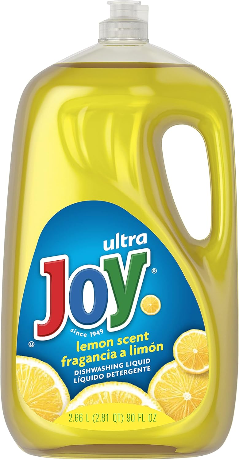 Joy Ultra Dishwashing Liquid, Lemon Scent, 90-Ounce (Pack of 6)
