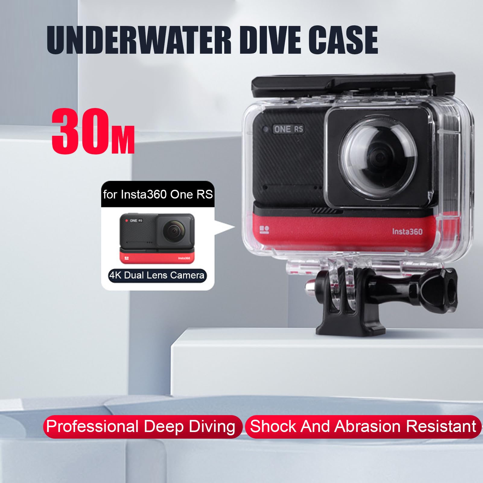 Accesorios Camara Deportiva Carcasa Buceo Insta 360 Funda De Buceo