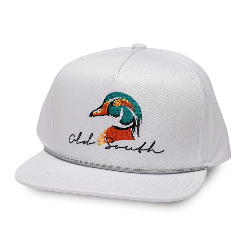 Wood Duck Head Whiteout - Trucker Hat One Size Fits Most