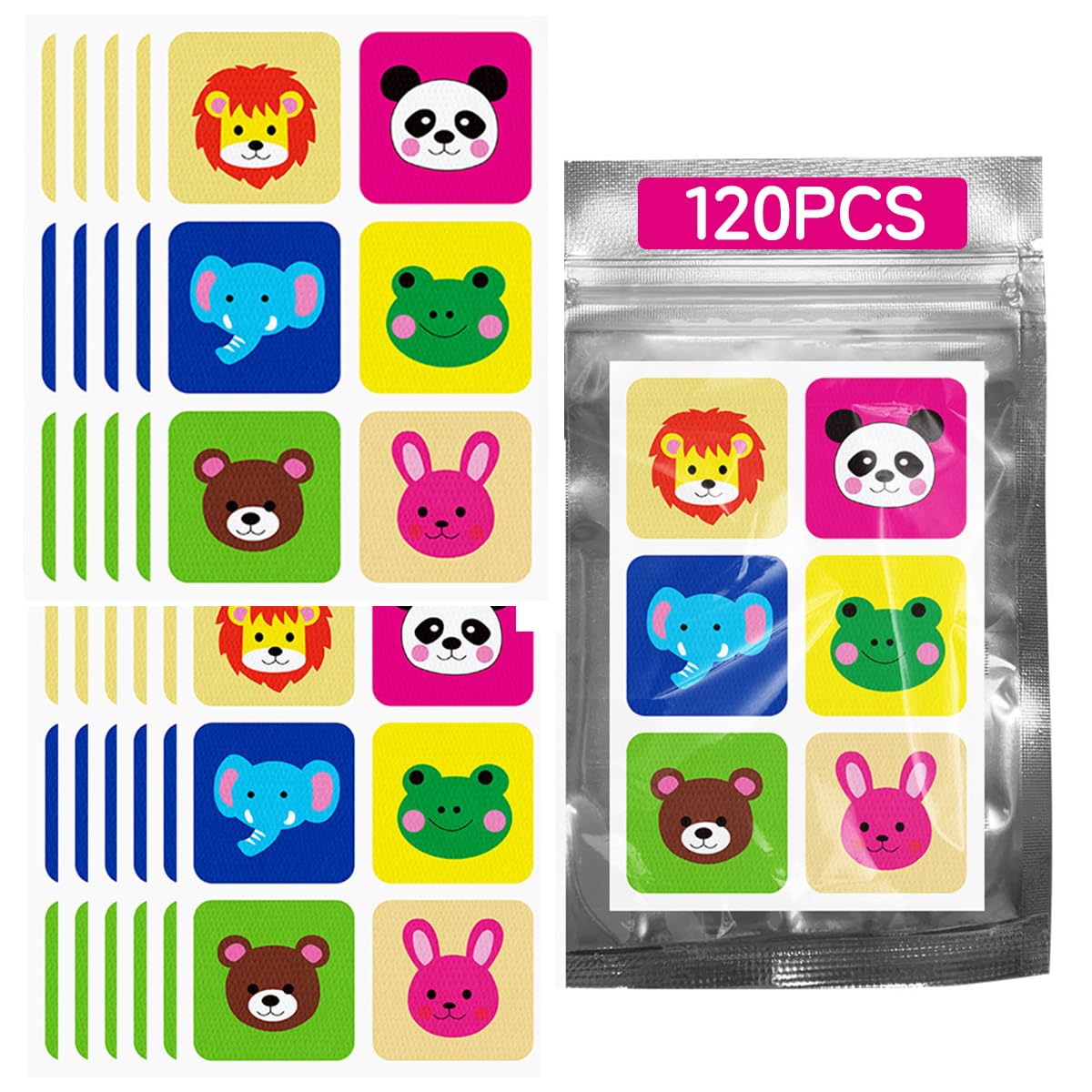 ECVV Mosquito Patches(120 Counts), Natural Mosquito Repellent Stickers for Kids Outdoor Indoor Travel - Plant-Based Ingredients for Outdoor Travel Camping Hiking