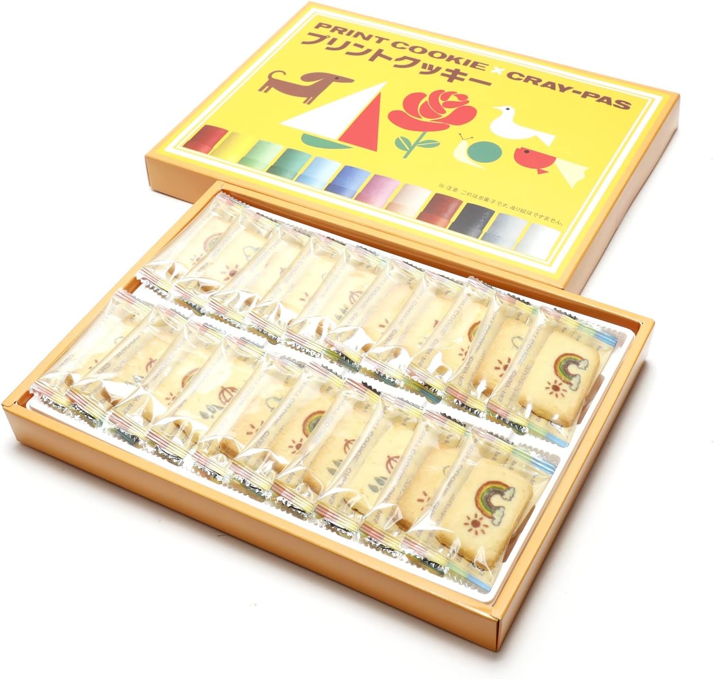 大阪お土産に! サクラクレパス コラボ プリントクッキー（20個入り）