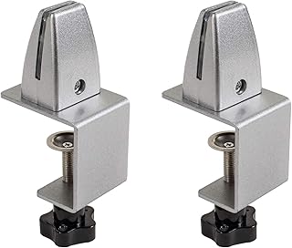 2pcs Morsetto Per Divisorio Da Scrivania Clip Per Schermo In Lega Per Desktop Pannello Per Privacy Clip Per Schermo Separatore Per Ufficio Morsetto Per Staffa Partizione Di Montaggio (clip 32-40mm)