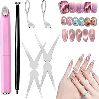 Magnet for Cat Eye Gel Polish, Double-Head Fl...