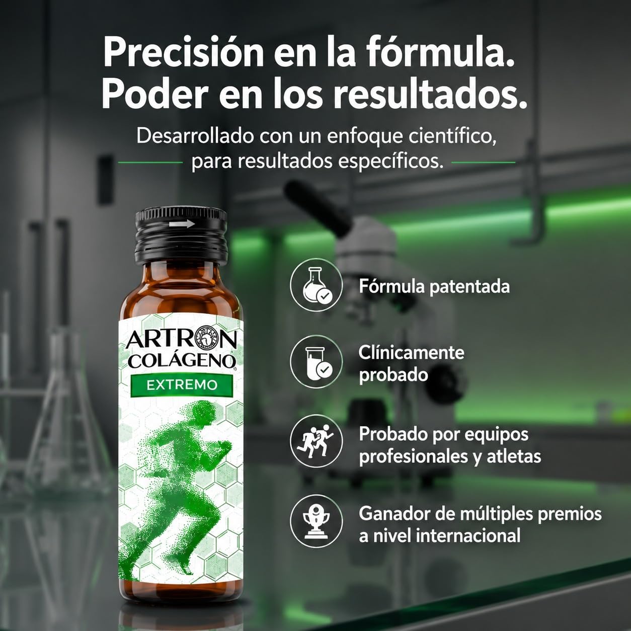 GOLD COLLAGEN Artron Collagen Extreme - Suplemento Sistema Inmunitario Apoyo Muscular, Huesos, Articulaciones y Cartílago, Formación Colágeno con Vitaminas para Cansancio, Vitamina C D E B, 10x50 ml