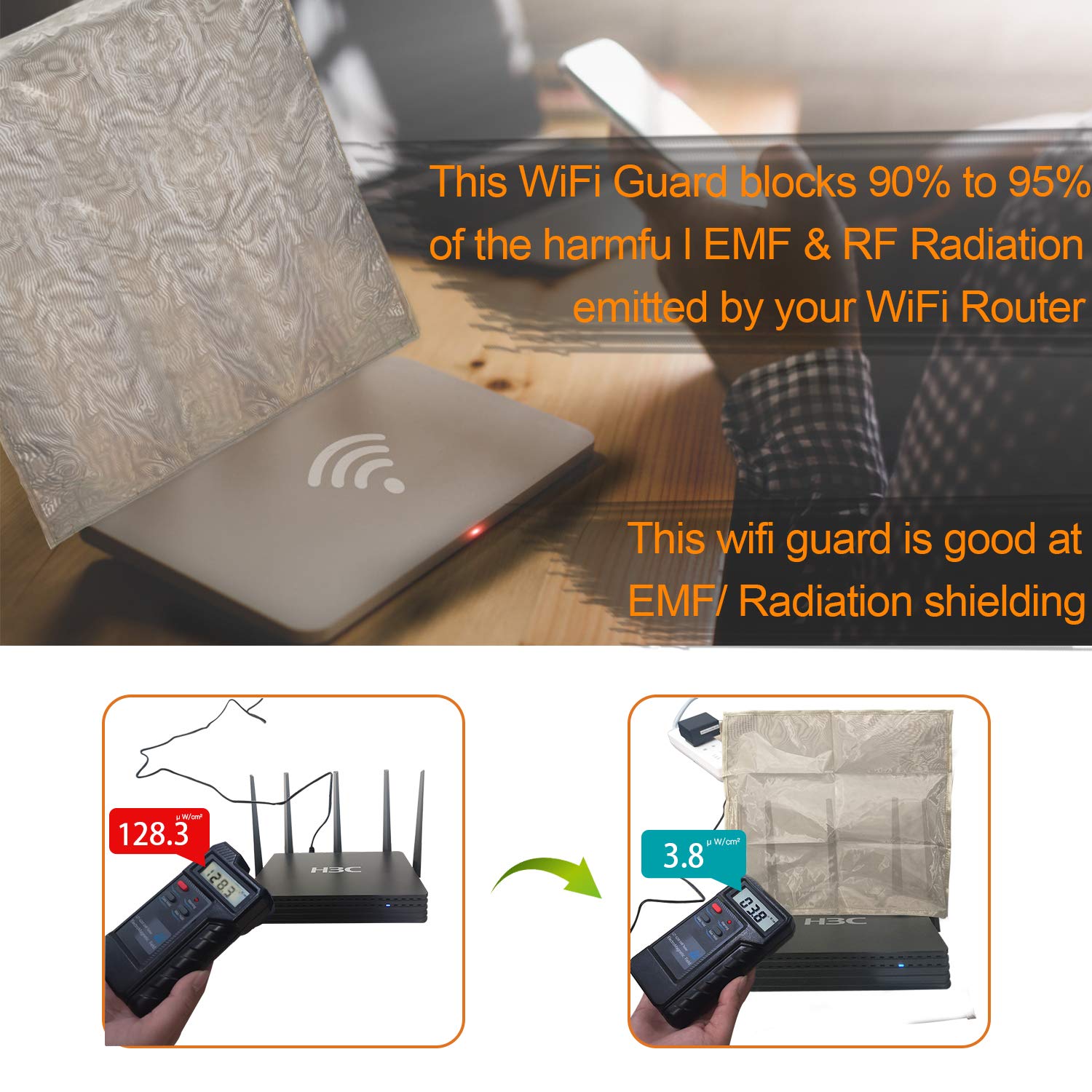 WiFi Cover Emf Protection WiFi Router Cover Radiation Shielding WiFi Guard Emf Faraday Cage For