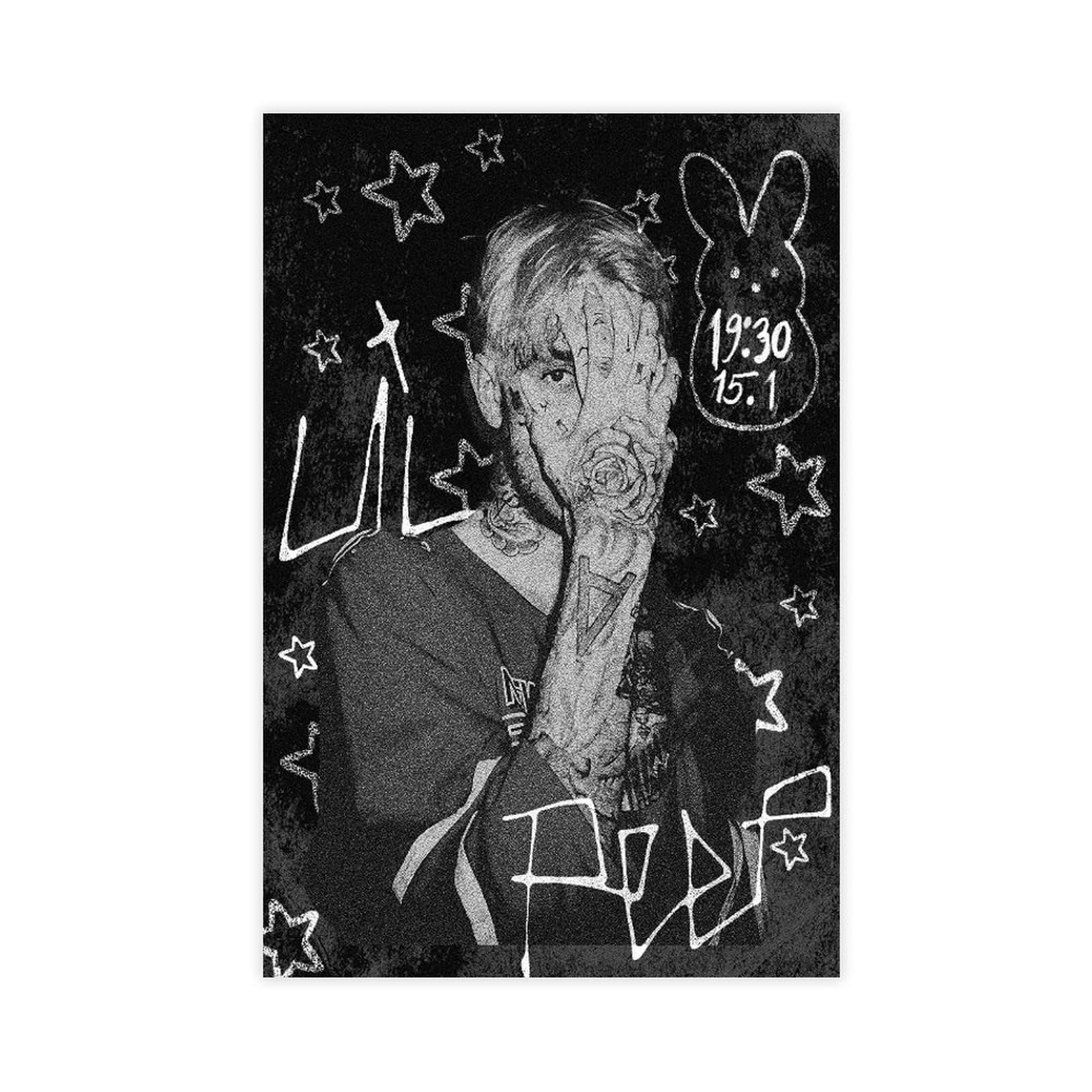 SAOGVDC Rapper Lil Peep Poster (24) Canvas Poster for Dorm Room Decor Gift