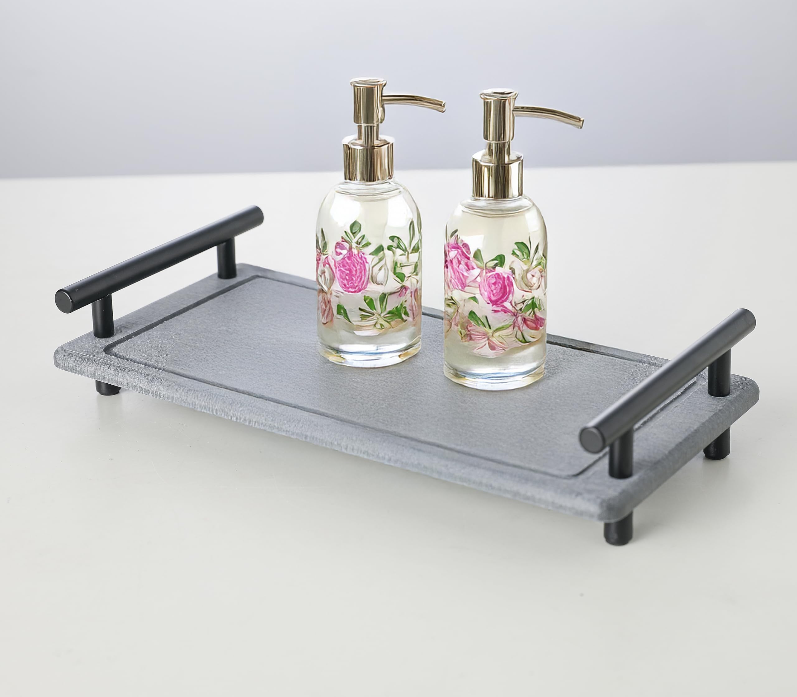 Lot De 2 Plateaux Absorbants En Pierre De Diatomite - Pour évier Cuisine/salle De Bain, Blanc/gris